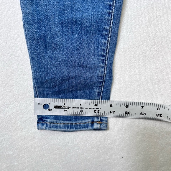 American Eagle Next Level Stretch Jegging Jeans Womens 6 Long Blue Denim 2570 - Picture 7 of 11